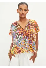 Velvet Velvet  Trixy Printed Viscose Top