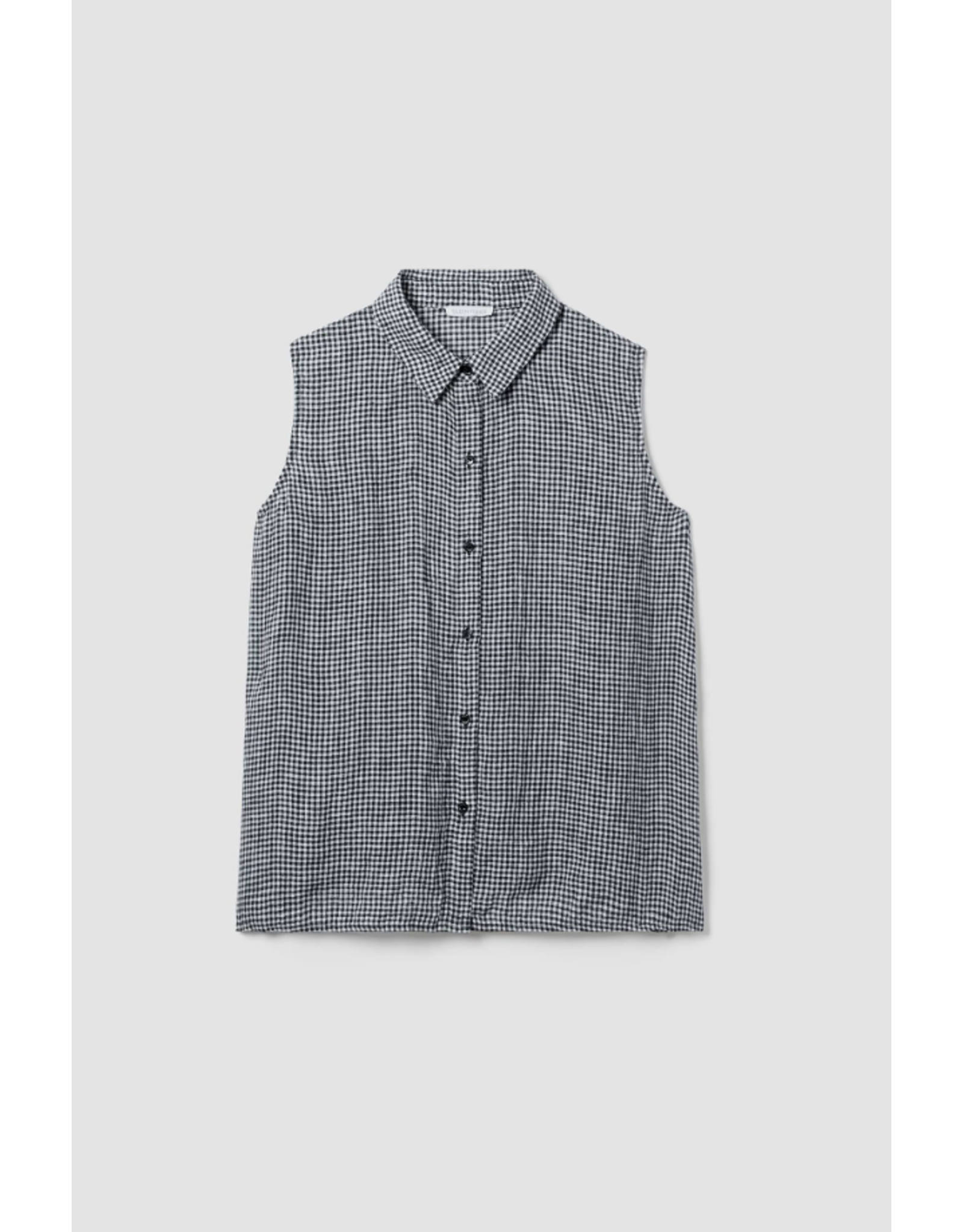 Eileen Fisher Eileen Fisher Linen Check Top