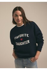 Favorite Daughter Favorite Daughter Heart Logo Sweatshirt