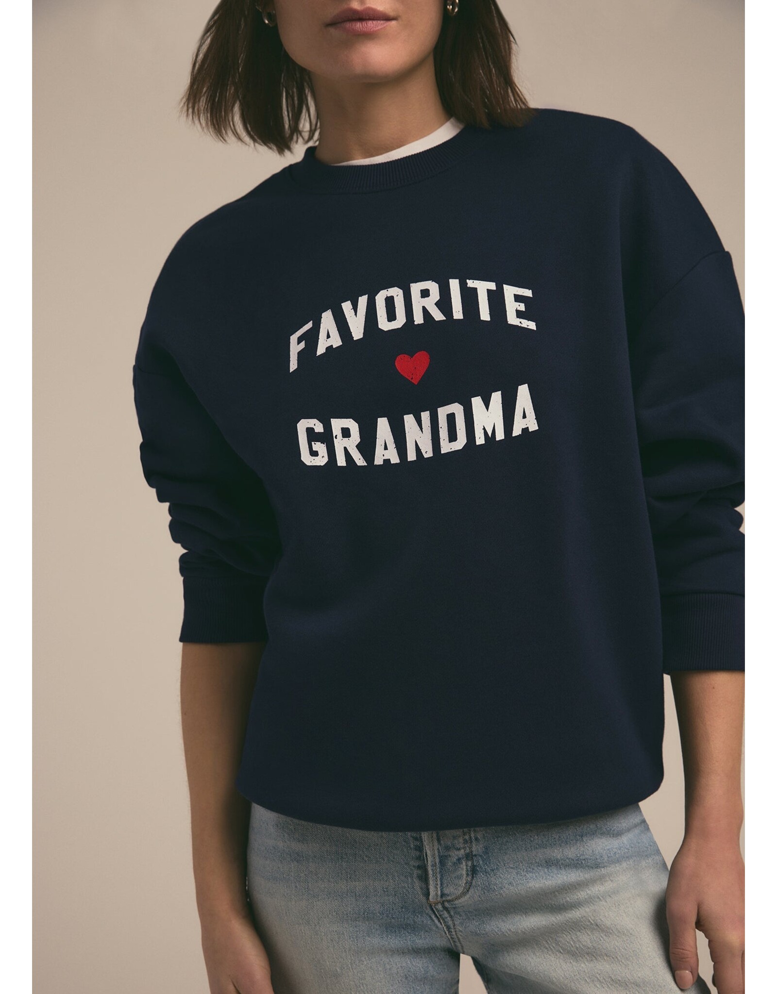 Favorite Daughter Favorite Daughter GRANDMA Heart Sweatshirt