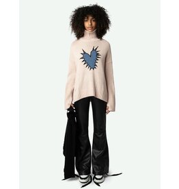 Zadig & Voltaire Zadig Voltaire Alma Spike Heart Sweater