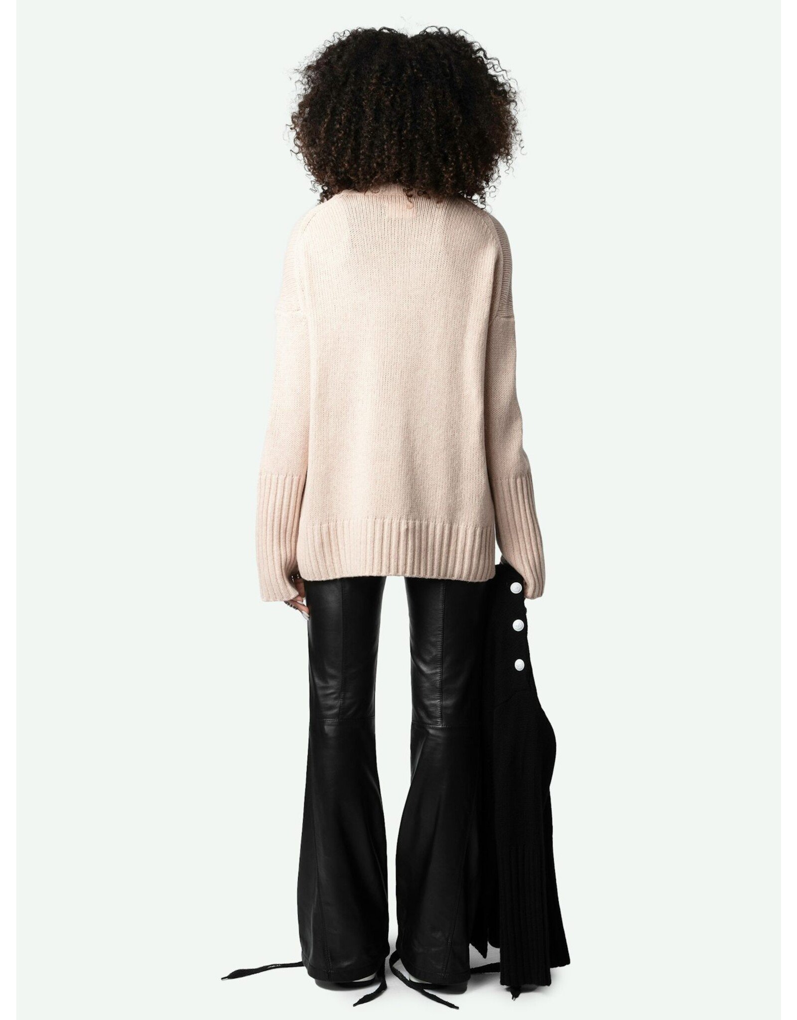 Zadig & Voltaire Zadig Voltaire Alma Spike Heart Sweater