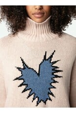 Zadig & Voltaire Zadig Voltaire Alma Spike Heart Sweater