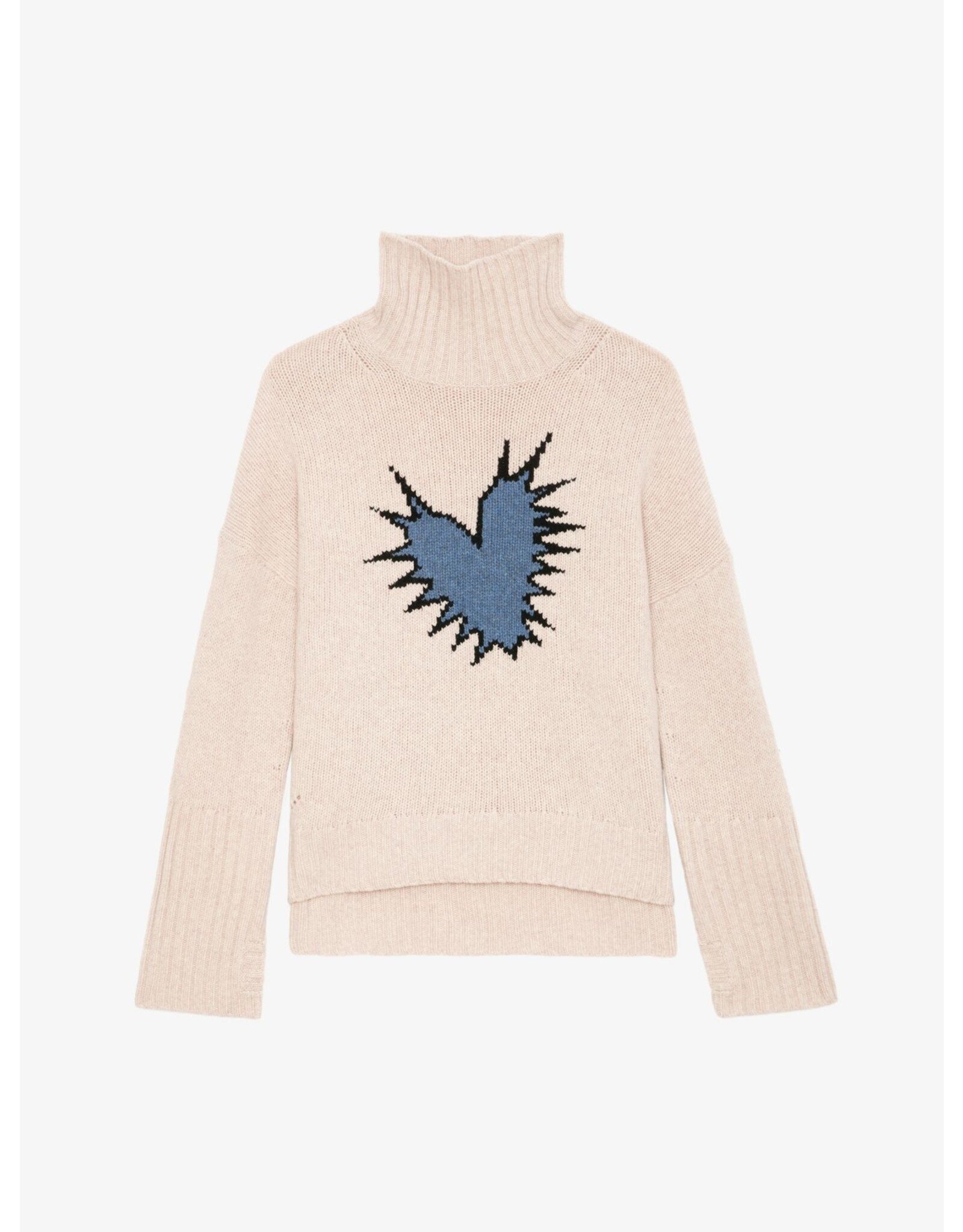 Zadig & Voltaire Zadig Voltaire Alma Spike Heart Sweater