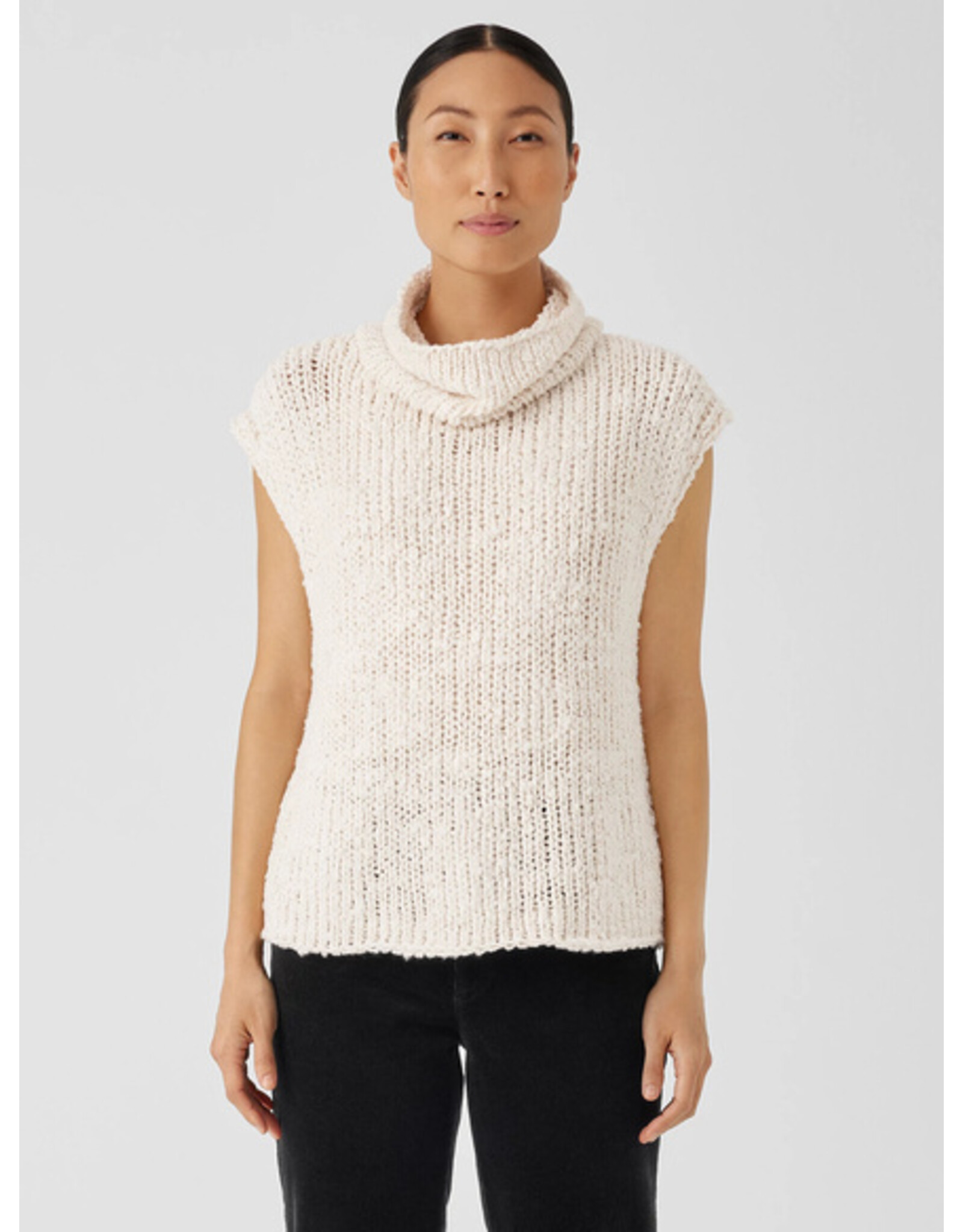 Eileen Fisher Eileen Fisher Turtleneck Cotton Sweater