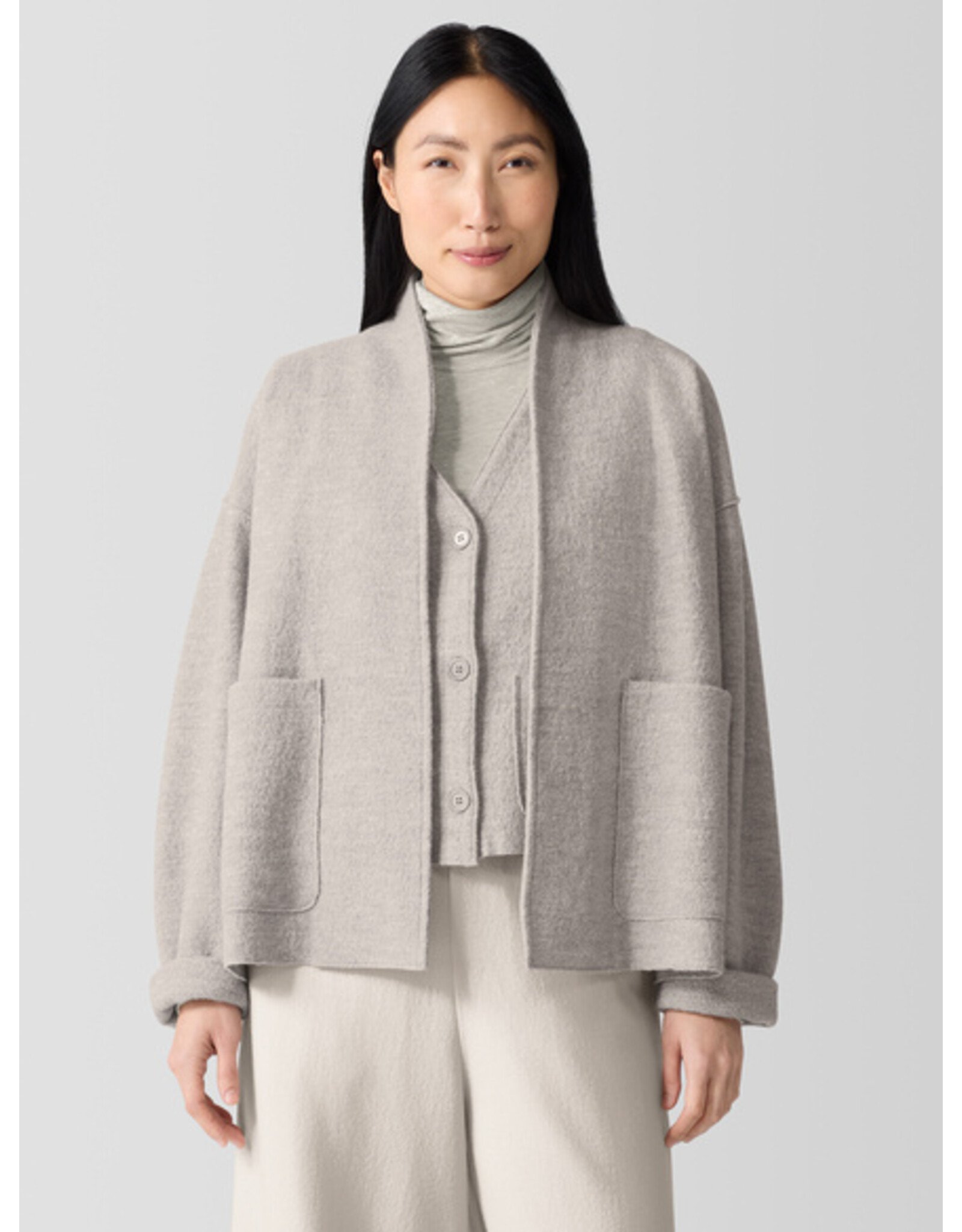 Eileen Fisher Eileen Fisher Boiled Wool Cardi