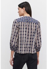 Velvet Velvet Haddon Print Cotton Top