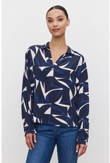 Velvet Velvet Carah Print Crepe Top