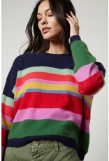 Velvet Velvet  Kacey Stripe Cashmere