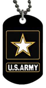 Military Branch Dog Tag Chain