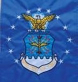 Air Force Embroidered Garden Flag - Double Sided 12 x 18
