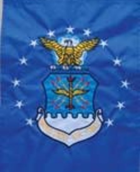 Air Force Embroidered Garden Flag - Double Sided 12 x 18