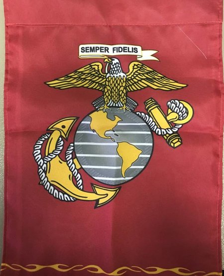 US Marine 13 x 18 Garden Banner - 2 Sided Printed