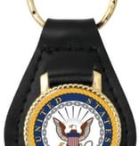 Mitchell Proffitt United States Navy Leather Key Fob