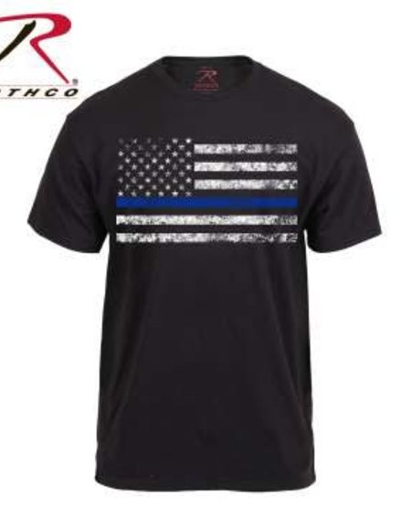Black Thin Blue Line T-Shirt
