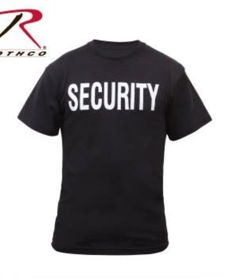 2 Sided Security T-Shirt