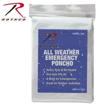 Rothco Emergency Poncho