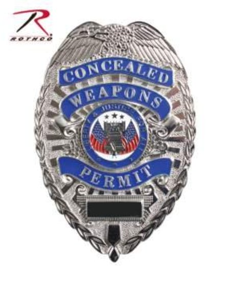 Concealed Carry Badge "Weapons Permit"