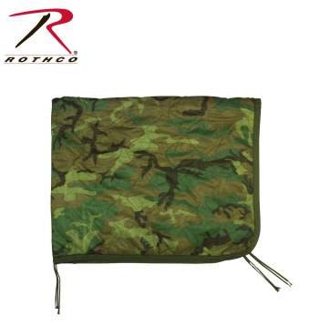 Government Issue Woodland Camo Poncho Liner