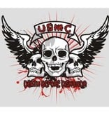 Mitchell Proffitt USMC Death Before Dishoner with Skulls and Wings Window Decal