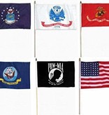 Military 12" x 18" Stick Flag