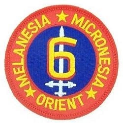 6th Marine Division Patch