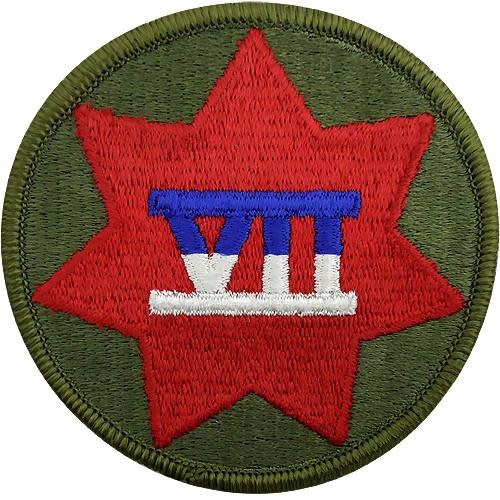 7th Corps Army Patch