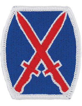 Military 10th Infantry Division Patch