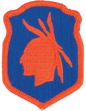No Shine Insignia 98th Infantry Army Reserve  - Army Patch
