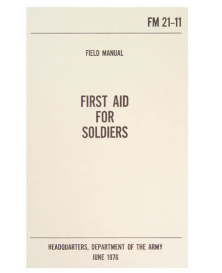 First Aid for Soldiers Manual
