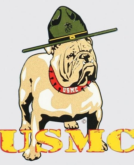 USMC with Bulldog Decal