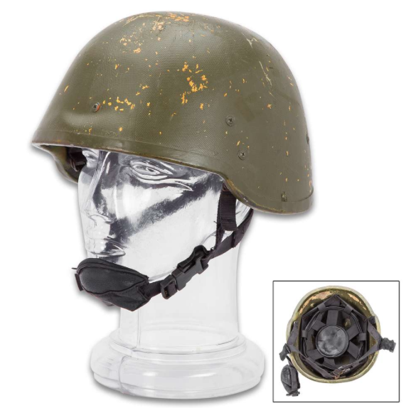 Military Issued - NATO Kevlar Helmet - Used