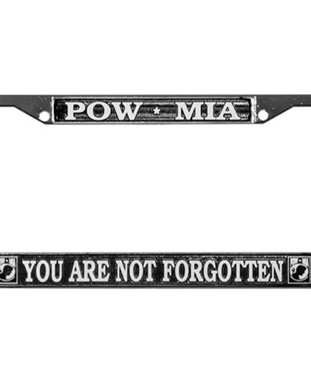 POW License Plate Frame