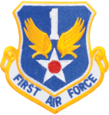 Military 1st Air Force Shield Patch