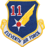 Military 11th Air Force Shield Patch