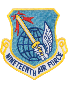 Military 19th Air Force Shield Patch