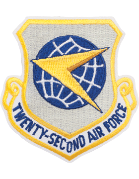 Military 22nd Air Force Shield Patch