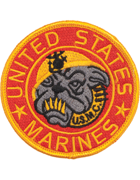 Military Marine Bulldog 3 1/2" Patch
