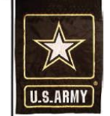 Army Star 12 x 18 Embroidered Garden Flag