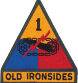 Military 1st Armor Division Patch