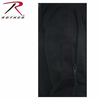 Rothco 1/4 Zip Tactical Airsoft Black Combat Shirt