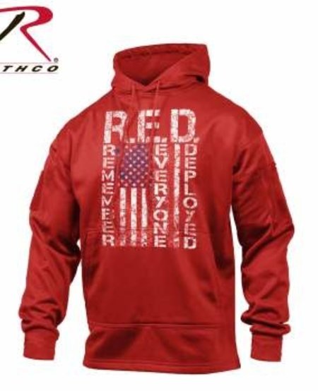 R.E.D. (Remember Everyone Deployed) Concealed Carry Hoodie