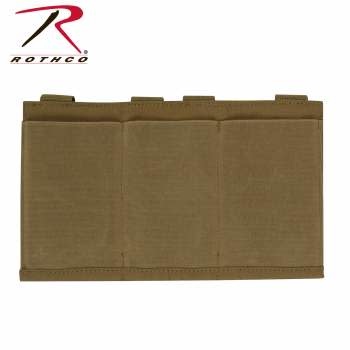 Rothco Lightweight 3 Mag Elastic Retention Pouch