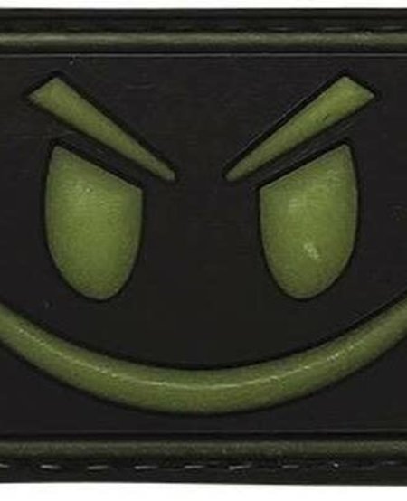 Glow in the Dark Smile PVC Patch