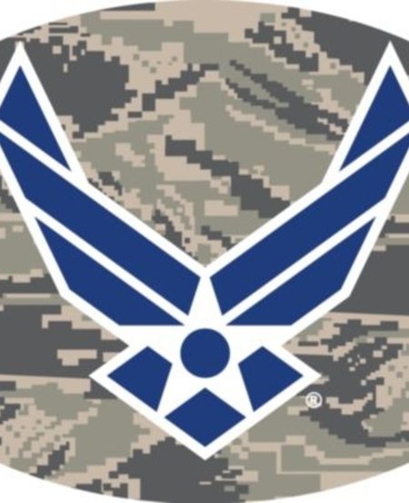 Air Force Symbol on ABU Camo Oval Magnet
