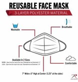 Rothco Camo 3 Layer Polyester Face Mask