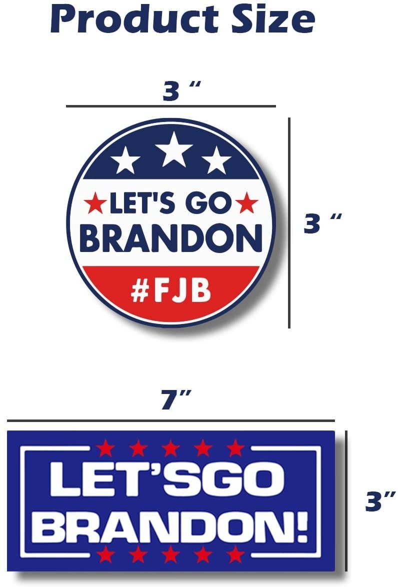 Gear Up Let's Go Brandon Stickers