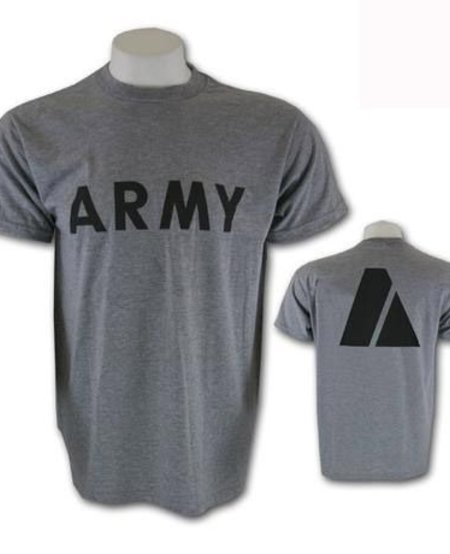 Used GI Grey Army PT Shirt