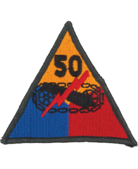 50th Armor Division Patch