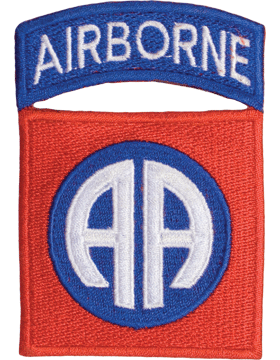 Military 82nd Airborne Patch w/Tab